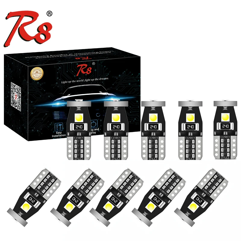 10светодиодный T10 LED W5W светодиодный Автомобильные дневные ходовые огни 3030 3SMD 194 168