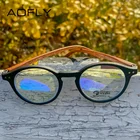 AOFLY очки для чтения для женщин круглый ацетат синий светильник очки по рецепту женские против усталости компьютерные очки мужские UV400