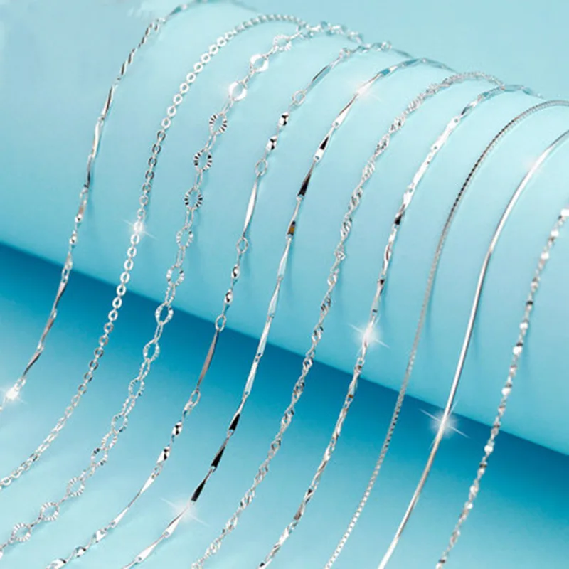 

10pcs/lot Iced Out Chains Jewelry Luxury Designer Jewelry Women Necklace Without Pendant Necklaces Chain