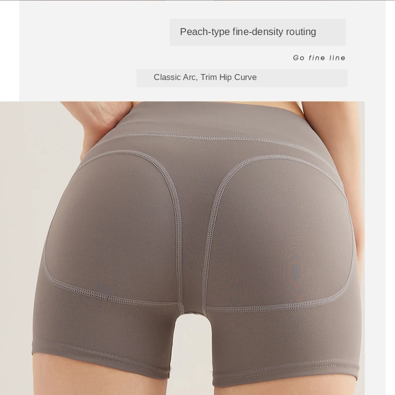 

Luren Tracksuit Shorts Three Point Slim Elastic High Waist Fitness Joggers Tights Leggings Push Up Women
