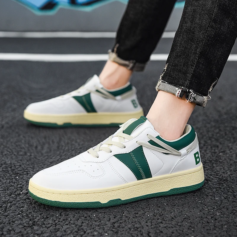 

Hot Sale White Men's Sneakers 2020 platform tennis Shoes For Men Breathable Black Men Shoes Big Tenis Masculino Zapatos Hombre