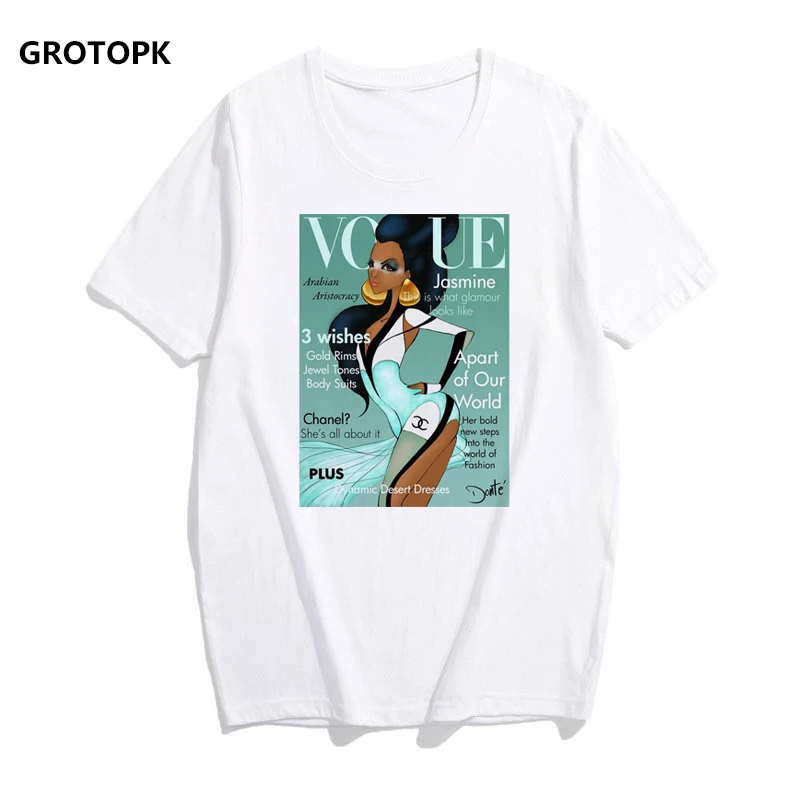 Vogue Girlses Коллекция T рубашка для женщин и девочек Красивые модные повседневные