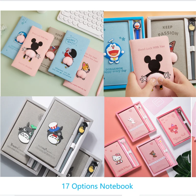 

Cute High Quality A6 Notebook Squishy Notebooks Cream Journals lined Dairy Planner Student School Supplies Notebooks Stationery
