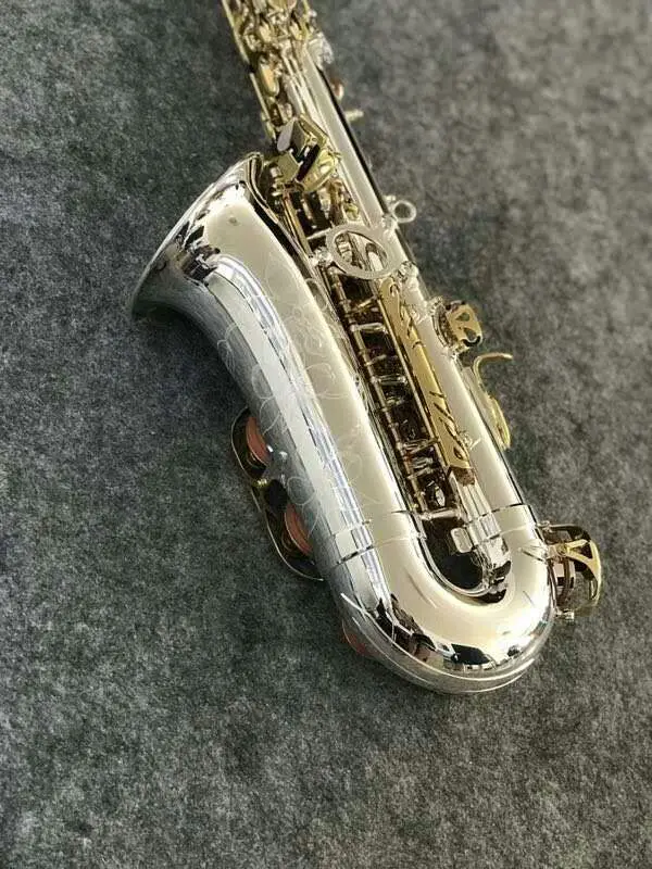 Jupiter JAS 1100SG Alto Eb Tune саксофон латунный никелевый посеребренный корпус золотой лак музыкальный инструмент e-плоский саксофон с чехлом