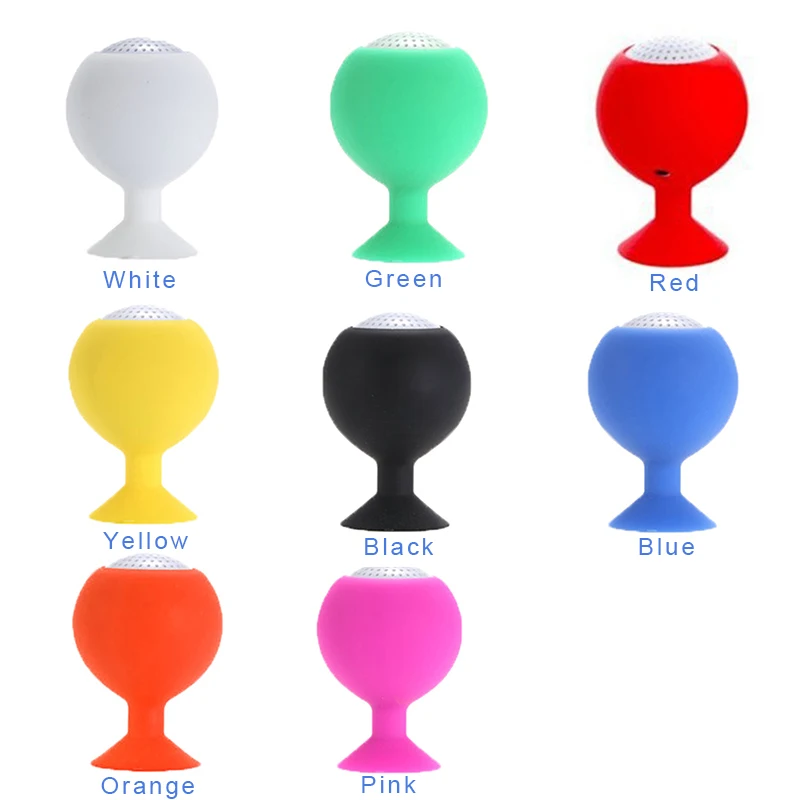 Силиконовые мини динамики на присоске портативный подарок для телефона