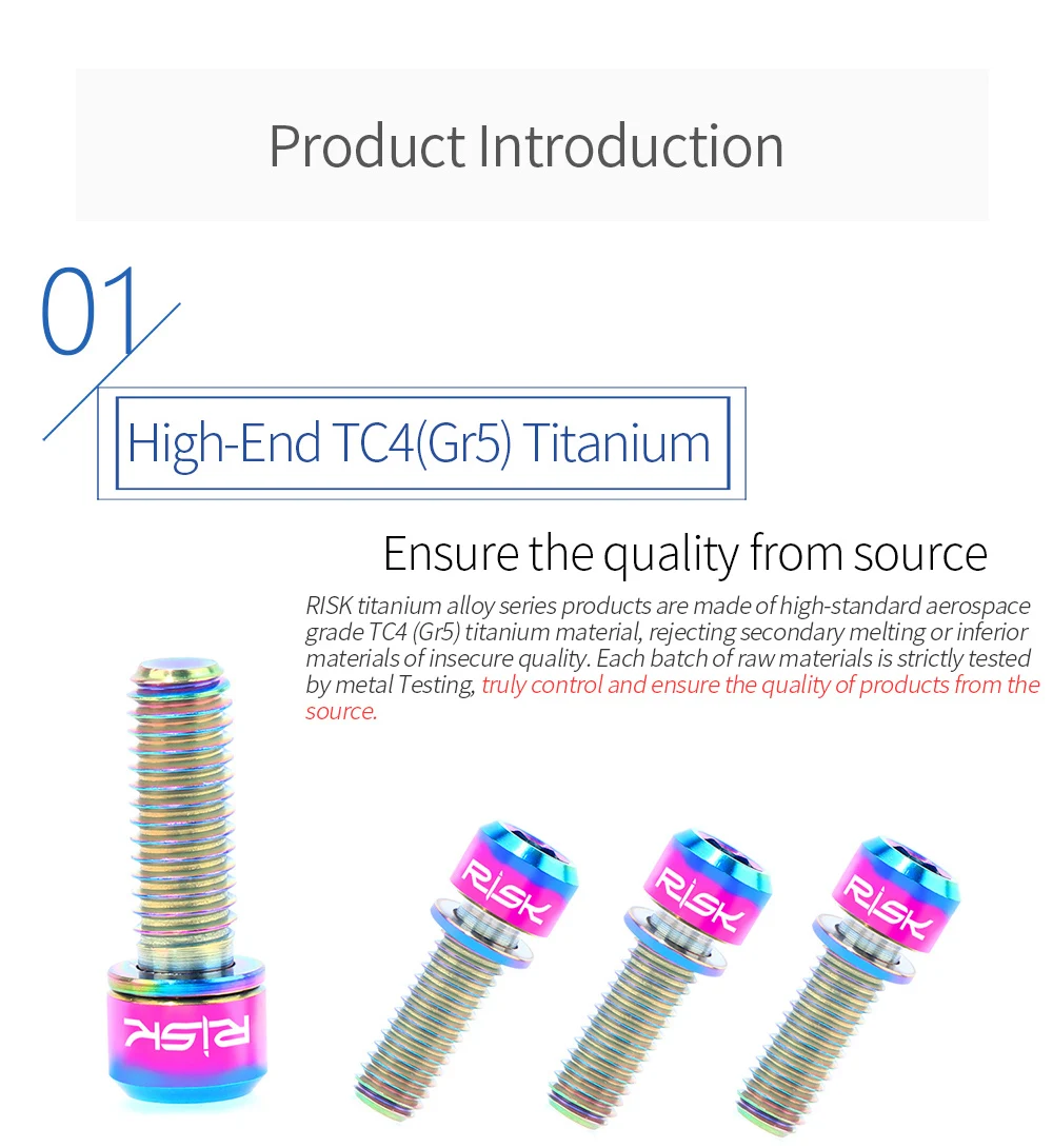 4 шт./лот M6x18/20 мм титановые Ti CT4 Болты Винты для MTB велосипеда кривошипный дисковый тормозной суппорт гарнитура стержень с адаптером шайба