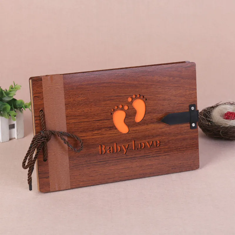 10 дюймовый альбом сделай сам для скрапбукинга Tether деревянный бумажная модель