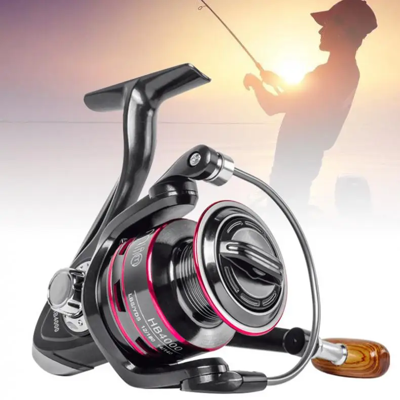 

500-7000 Series Spinning Fishing Reel 5.2:1 12BB 8KG Drag Rock Sea Carp Fishing Wheel