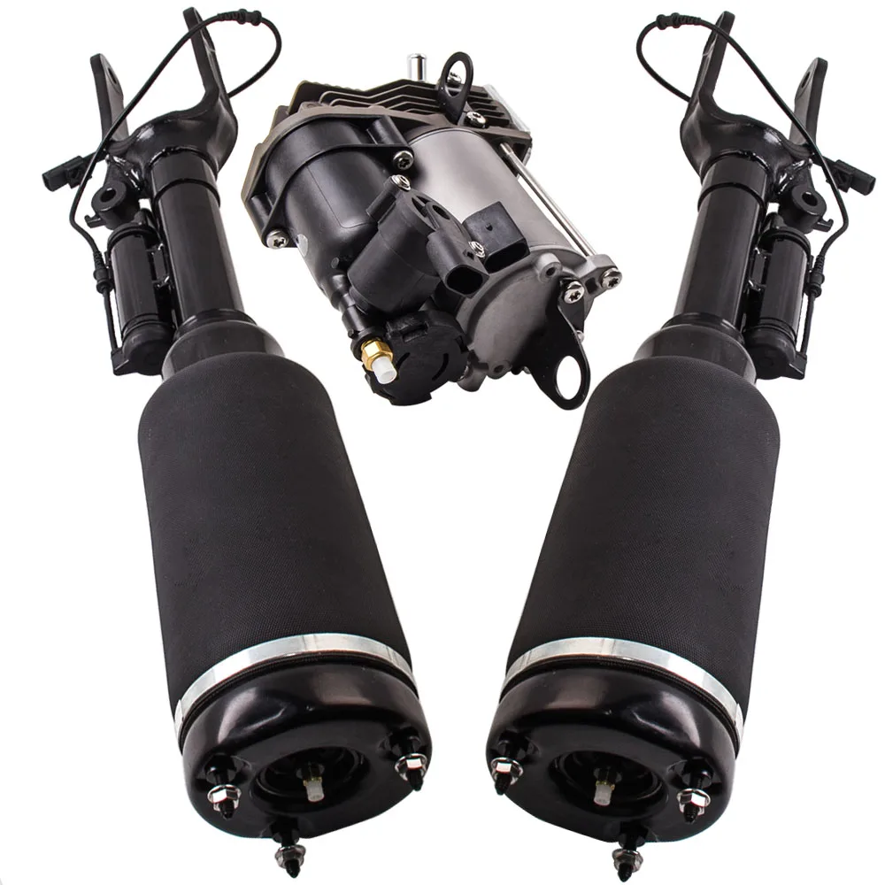2x Front Left Right Air Suspension Shock w/ Compressor For Mercedes R320 R350 R Class 2513202704 R63 AMG R500 2513203113 | Автомобили и