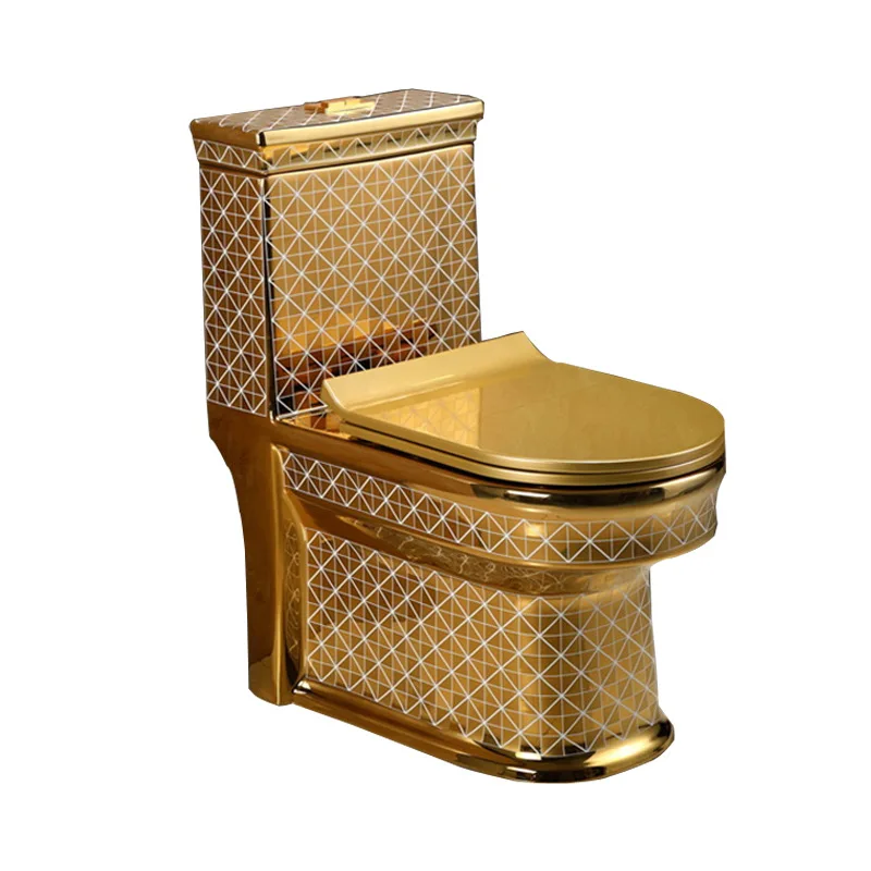 

Золотой унитаз золотое покрытие для туалета Золотой смыв унитаз KTV цвет унитаз