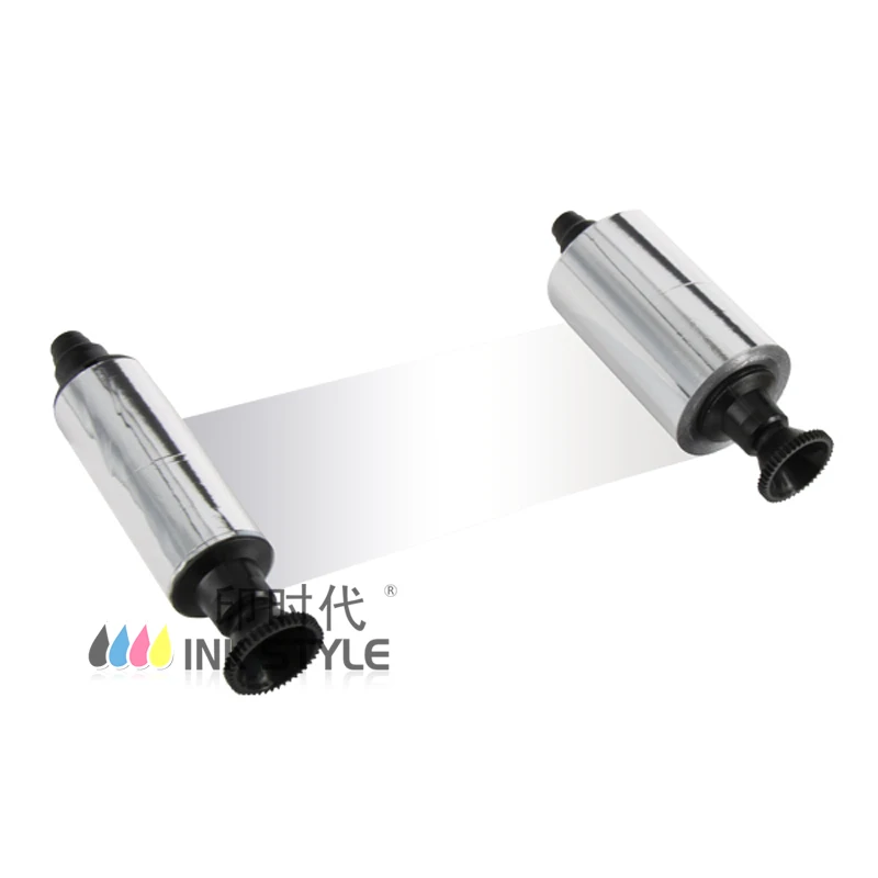 R2017 металлическая Серебряная печатная лента 1000 принты используемые в Evolis Dualys