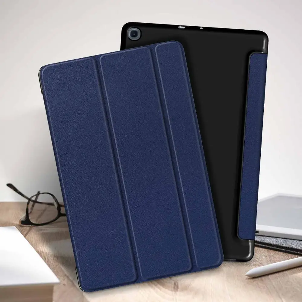 T515-TPUSZ-DarkBlue Чехол для samsung galaxy tab a 10,1 SM-T510 SM-T515 чехол для планшета samsung tab a 10,1 чехол - Цвет: T515-TPUSZ-DarkBlue