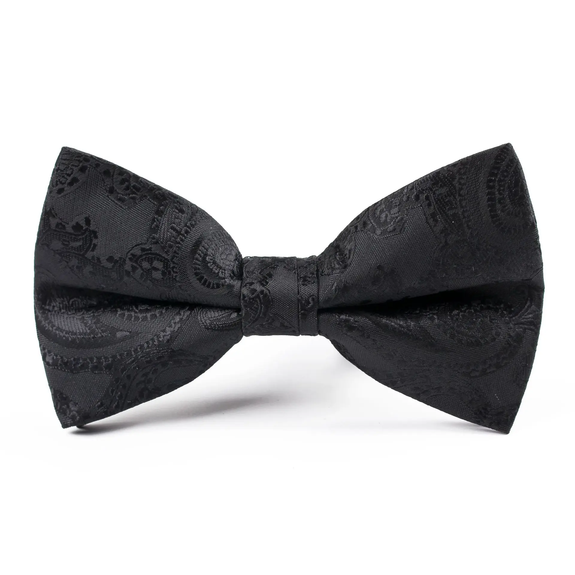 

Linbaiway Men's Bow Tie Black Skinny Slim Bowtie Business Wedding Bowknot Bow Ties for Groom Party Accessories Custom Logo