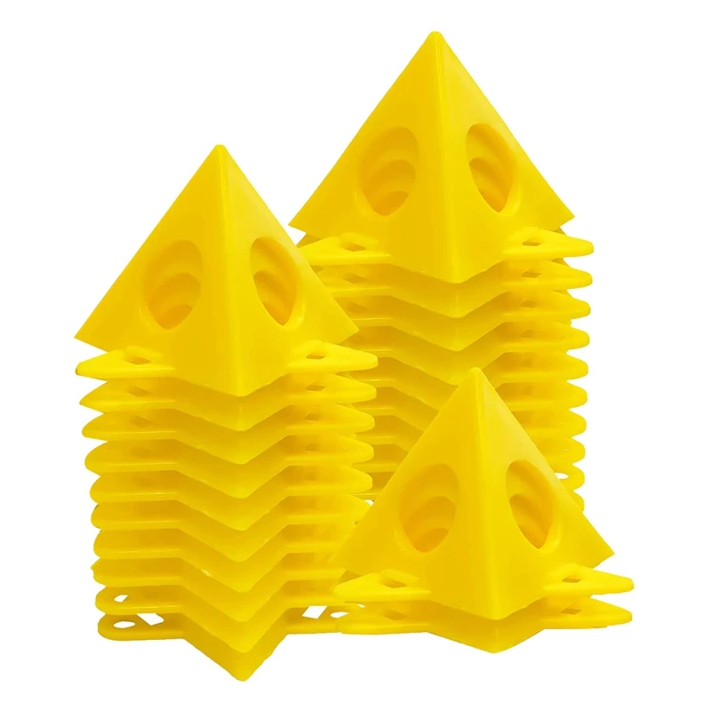

20Pcs Painter's Pyramid Stands,Cabinet Paint Stands For Canvas Cabinet Door Risers,Pouring Paint Canvas Support Stands