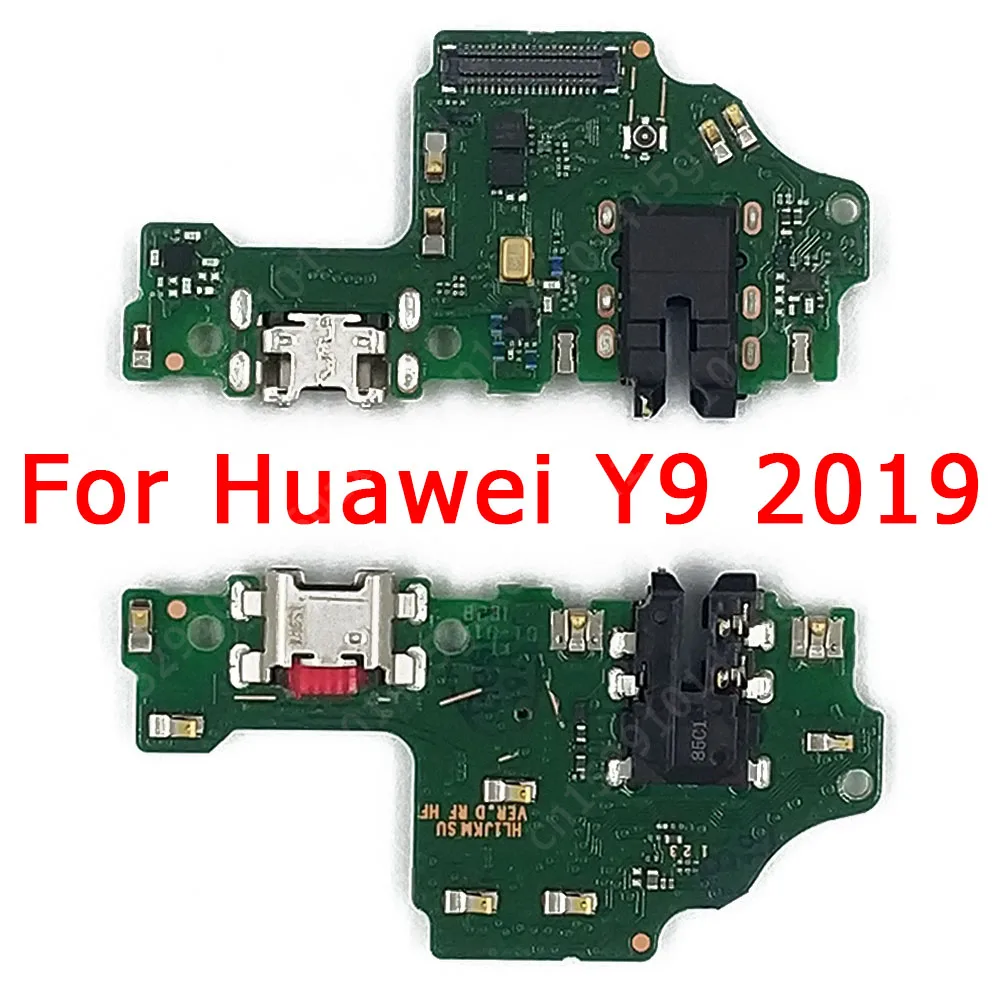 Оригинальная плата для зарядки USB Huawei Y9 2019 порт PCB док разъем гибкий кабель