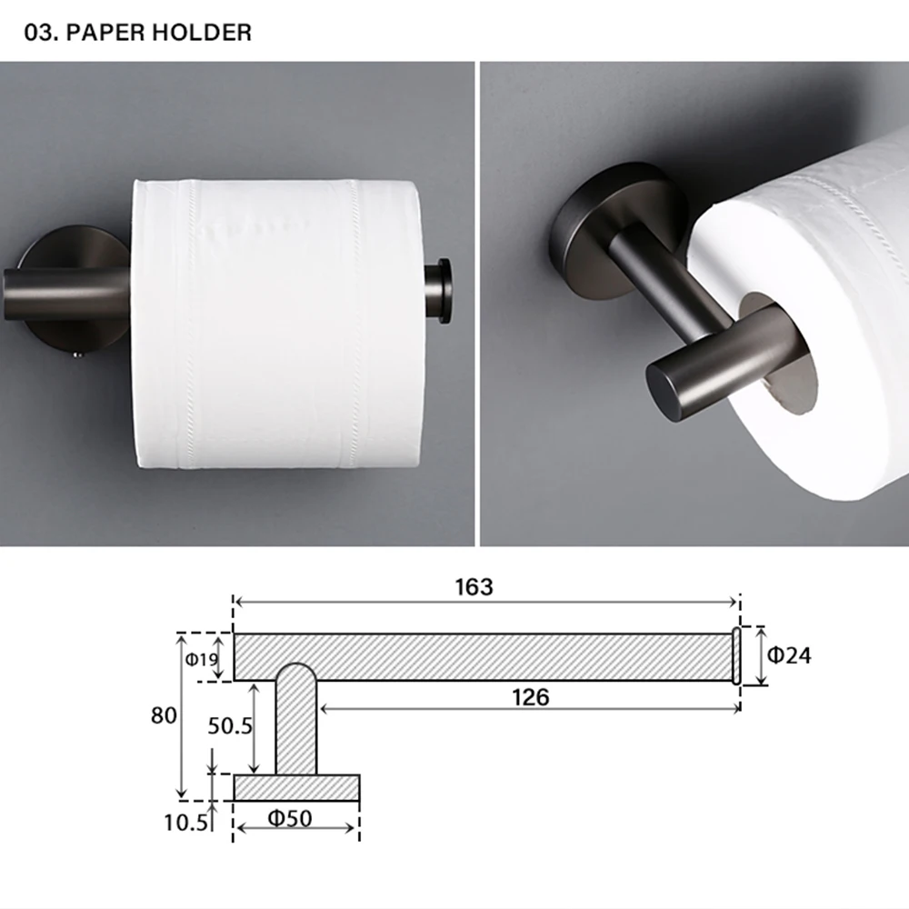 Вешалка-держатель для бумаги из нержавеющей стали |