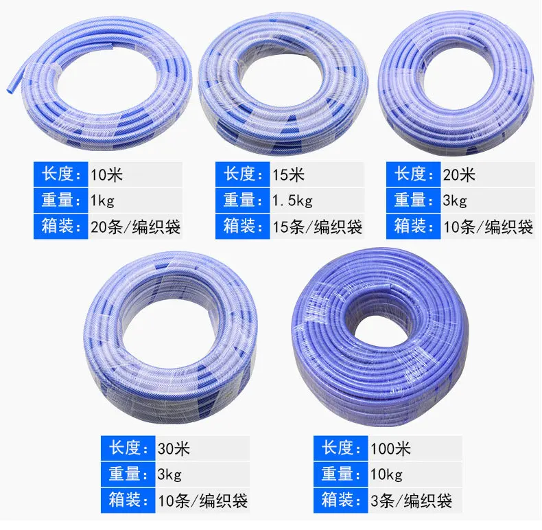 Взрывобезопасная морская синяя водяная трубка для мытья автомобиля с цветком