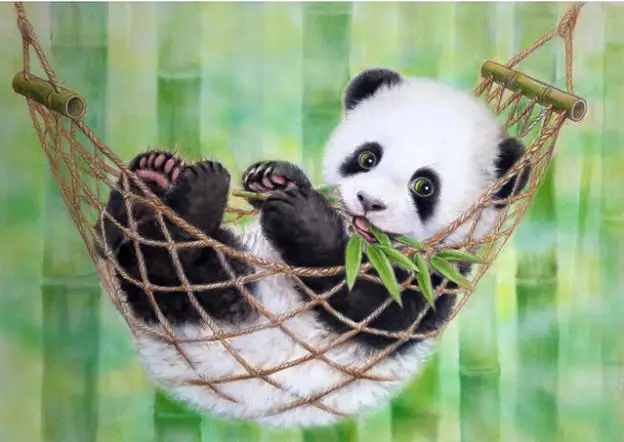 

5D DIY алмазная живопись "Животные и рисунком милой панды" Алмазная вышивка полная квадратная Алмазная вышивка крестиком Стразы мозаичная дек...