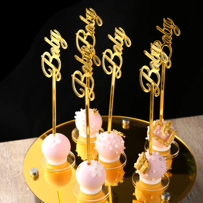 Свадебная Золотая подставка для кексов XY свадебный душ тематика принцессы кексы