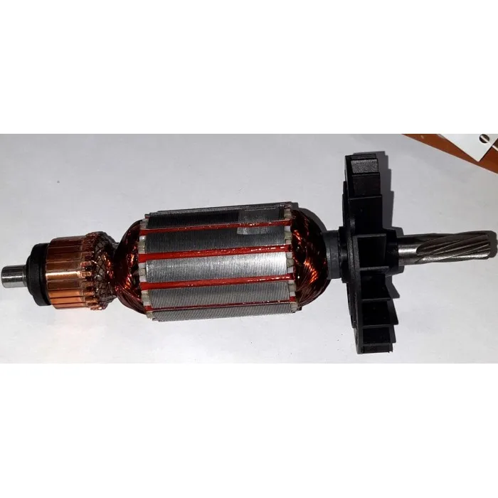 Якорь с вентилятором П-26/800 Э 7зуб.(совместим с GBH2-26 DRE,RH-2592P) Интерскол Якорь с вентилятором П-26/800 Э 7зуб.(совместим с GBH2-26 DRE,RH-2592P) Интерскол