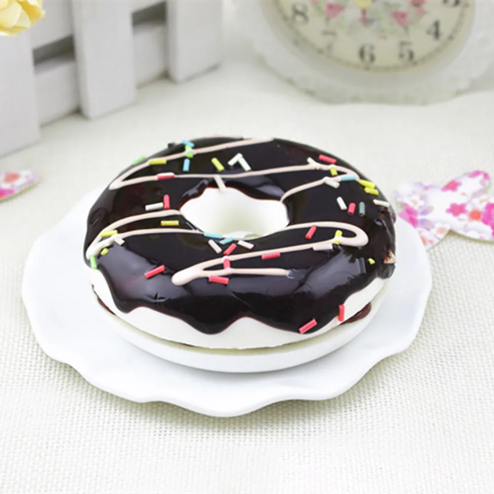 Мягкими Squeeze снятие стресса Мягкий красочный пончик Ароматические медленно