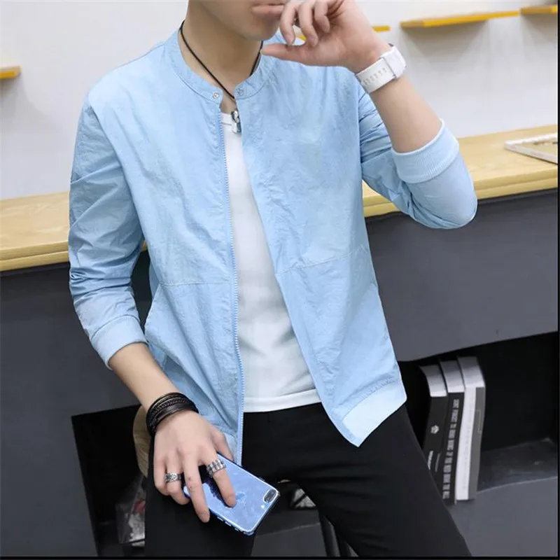 

New Sunscreen Jacket 2020 Summer Waterproof Quick Dry Casual Jacket Men Raincoat Thin Windbreaker Breathable Outdoor Sport Coats