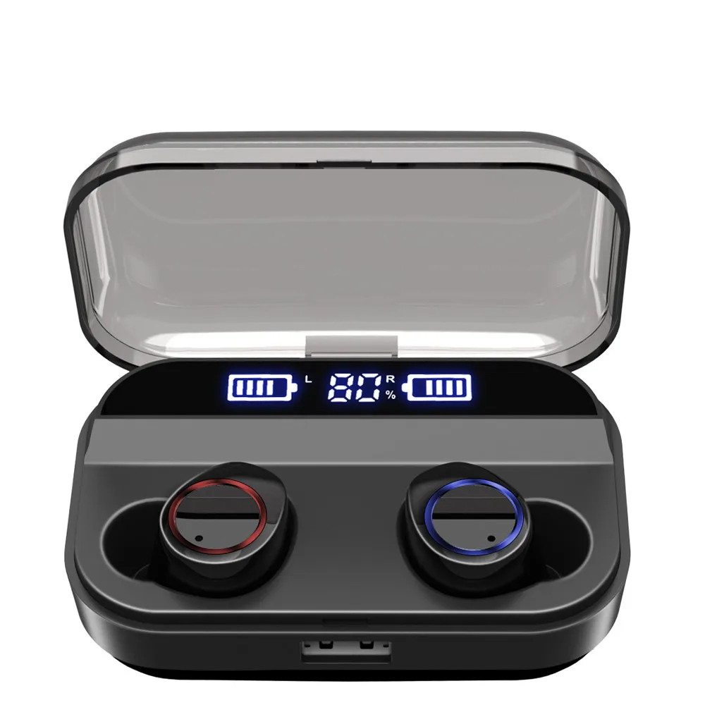 Беспроводные наушники X11 Bluetooth 5 0 светодиодный дисплей сенсорная Спортивная