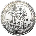 HB(21)US Hobo Morgan Dollar посеребренные копировальные монеты