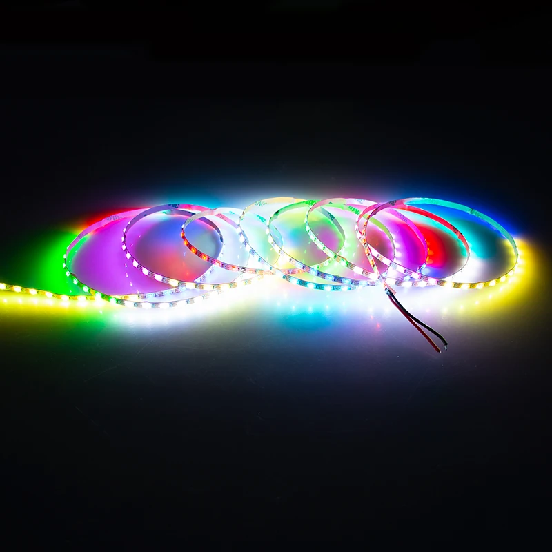 [Seven Neon]4 мм ультратонкая адресная 96 светодиодов/м 5 в постоянного тока 5050 smd