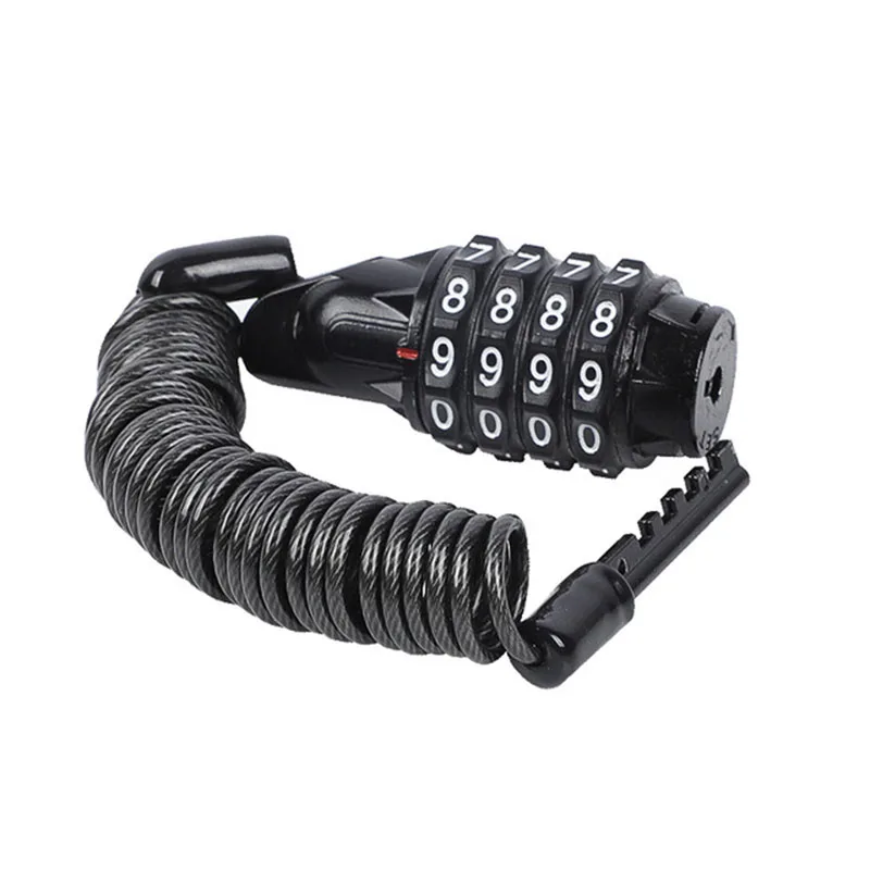 

Bicycle Lock Code Key Locks Bike Cycling Password Combination Security Steel Wire Locks Bicycle Accessories Multicolor