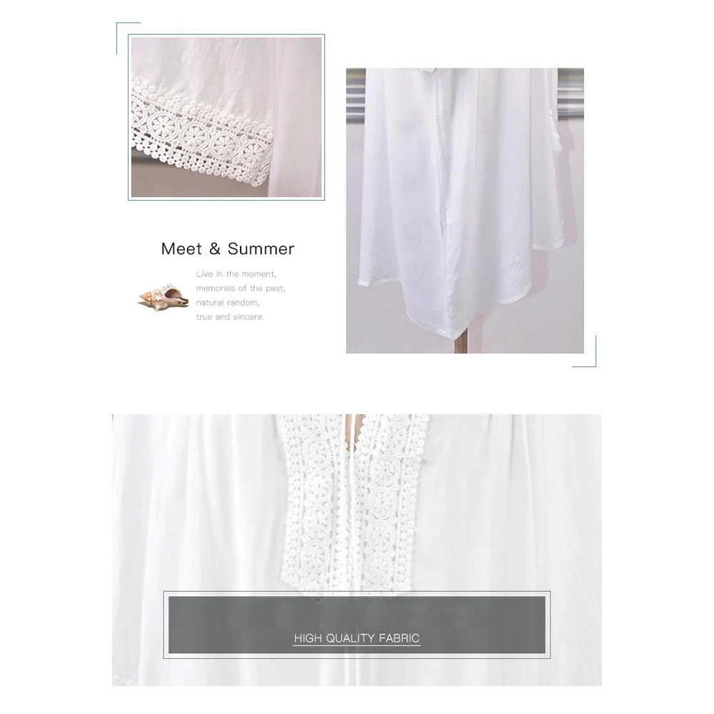 Купальник Пляжное Платье летний купальник накидка для женщин Saida De Praia длинный 2019