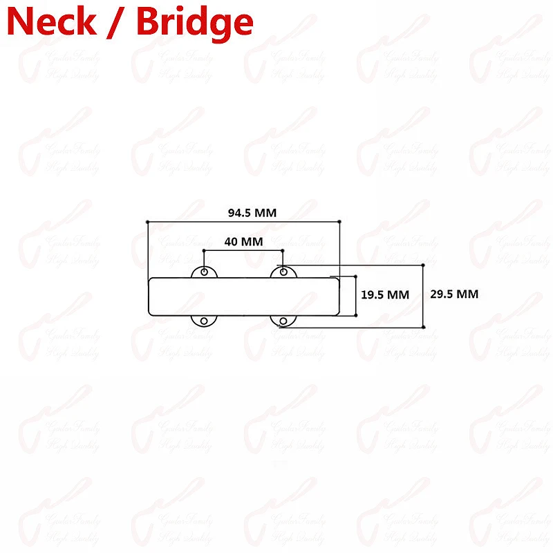 Оригинальный оригинальный пассивный бас-пикап Epi TOBIAS для 4 струн/5 струн Jazz 1