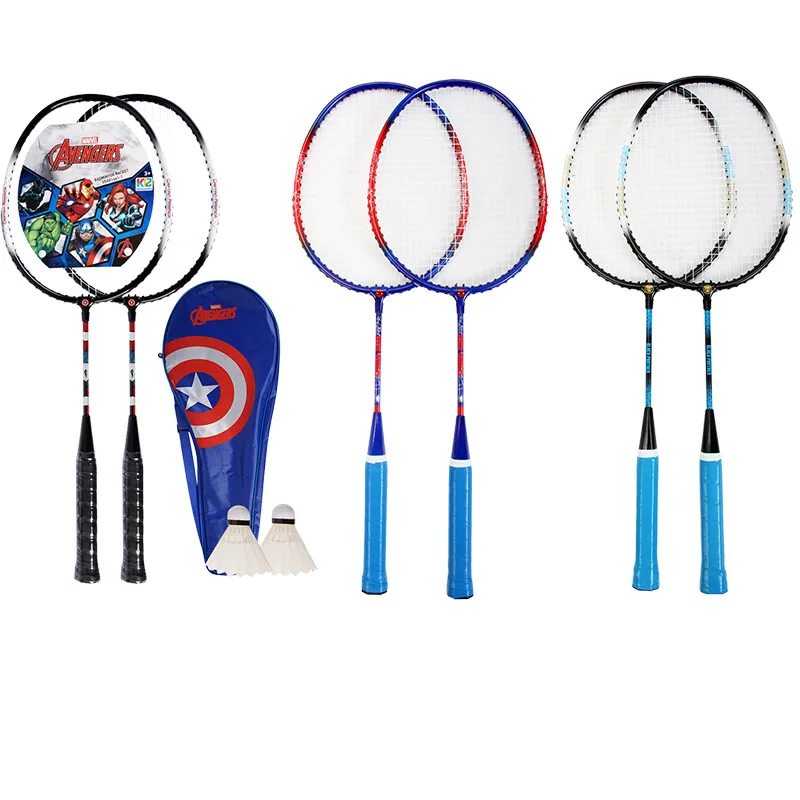 

Disney Marvel Children's Badminton Racket Aluminum Alloy Beginner Youth Elementary School Outdoor Sports Badminton Racket