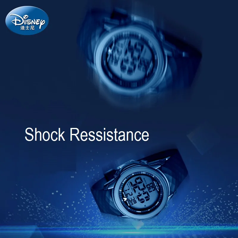 Модные уличные спортивные детские многофункциональные часы Disney будильник Chrono 10