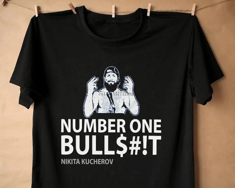 

Number One Bullshit T-Shirt MEN Nakita Kucherov Shirt, Tampa Bay Lightning Shirt