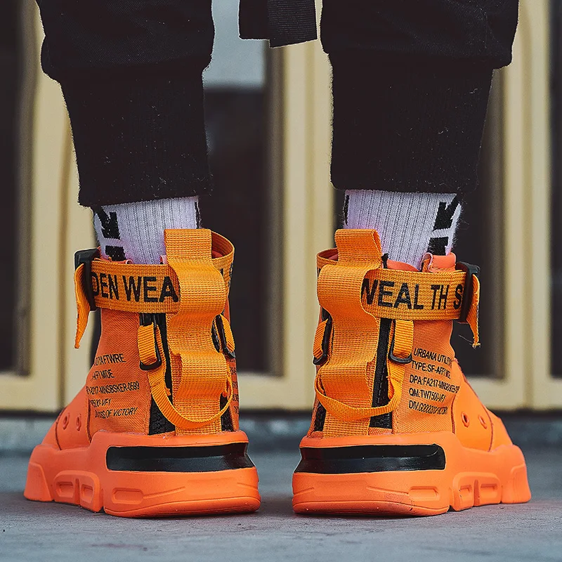 2019 Men Sneakers Outdoor Flyknit Breathable Trend Shoes For Man Loafers New Zapatos Hombre Fashion Lace-up | Обувь