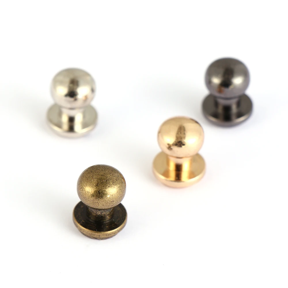 10 шт./пакет медные искусственные латунные гвозди шурупы с головкой-фонариком для