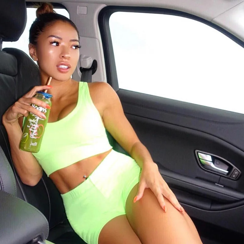 Женский спортивный костюм Fanceey бесшовный для йоги быстросохнущая Спортивная