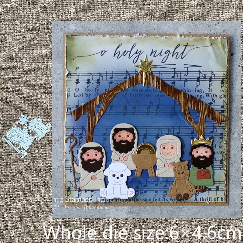 

Металлический трафарет XLDesign для рукоделия, пресс-формы, молится, пастух, ягненок, скрапбукинг, высечки, альбом, бумажная карточка, ремесло, т...