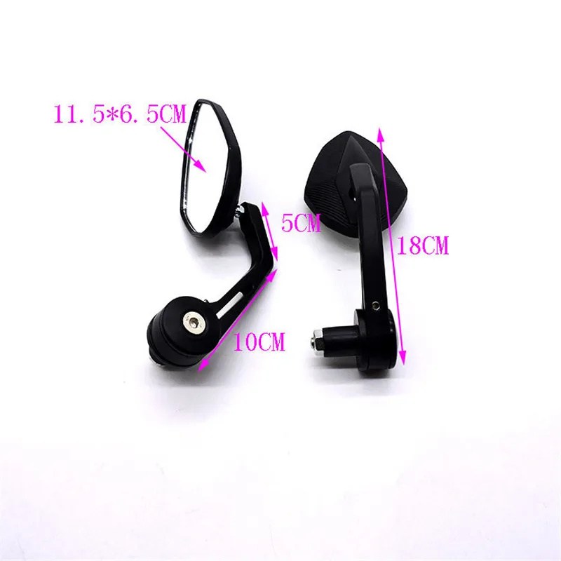 

scooter bar end motorcycle handlebar end mirror unviersal moto rear-view for kawasaki honda suzuki benelli vespa yamaha mirrors
