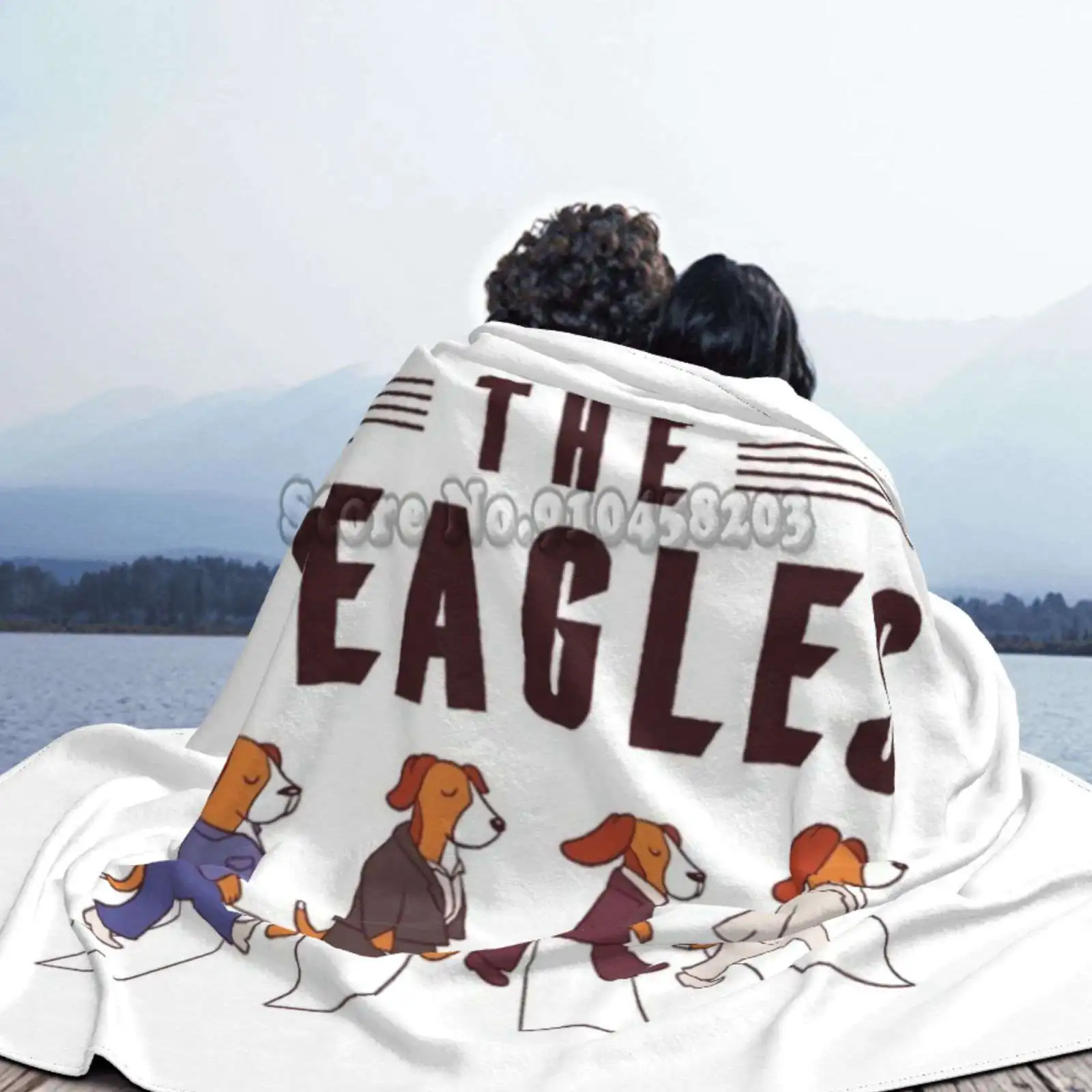 Мягкое теплое одеяло с изображением собаки | Дом и сад