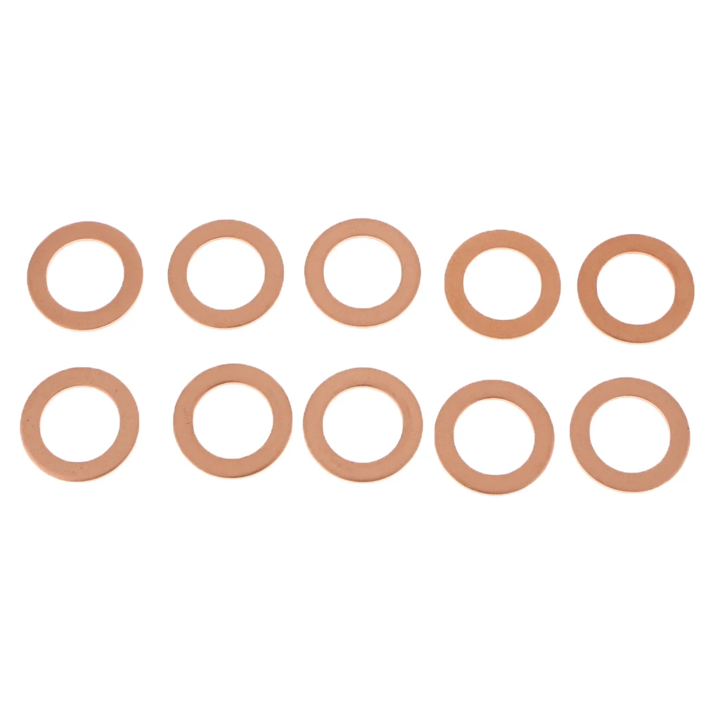 10 шт. M14 автомобильные прокладки для слива масла мойки раздавливания