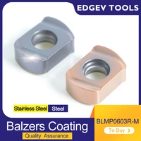edgev cnc milling cutter blmp0603r m blmp carbide inserts stainless steel