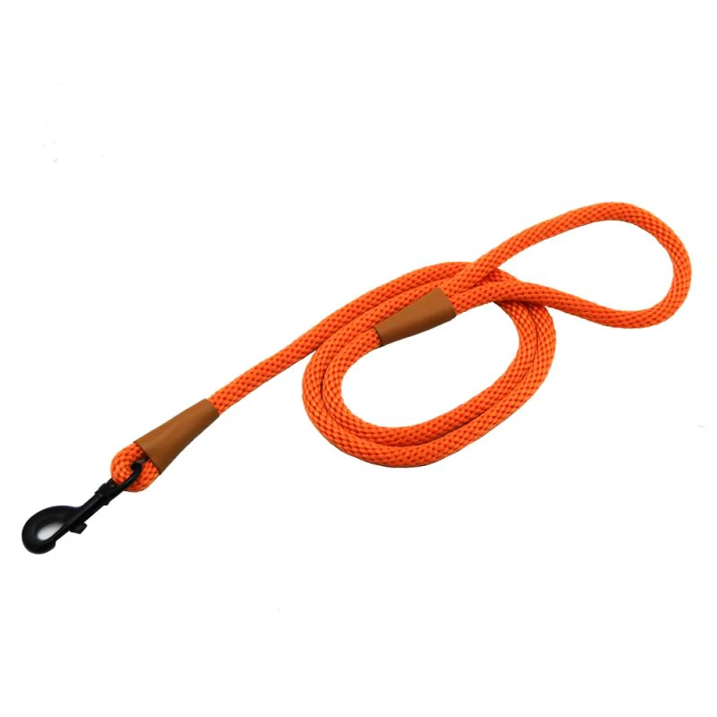 Кожаный поводок для собак Премиум-класса 6 футов прочная веревка кожаная ручка