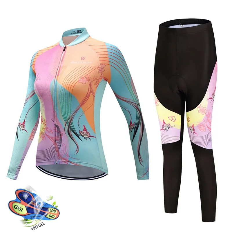 Новинка весна осень дышащая одежда для велоспорта Женский трикотажный костюм с