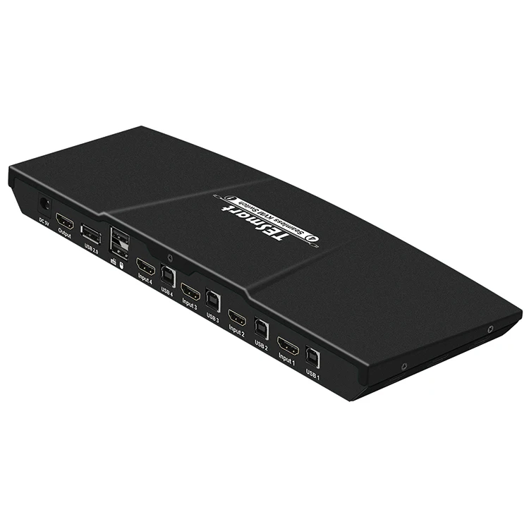 

Tesmart 4k IR Seamless 8 In 1 Out 8port Hdmi Kvm Switch Hdmi Switch Video Wall Controller With PIP EDID