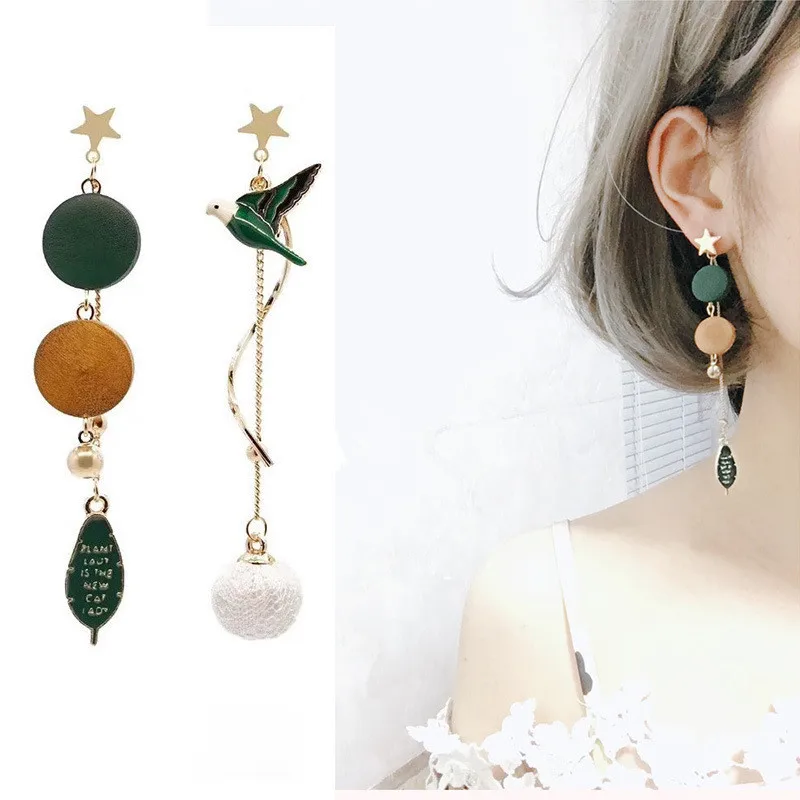 Индивидуальные Модные Простые длинные кисточки модные серьги гвоздики