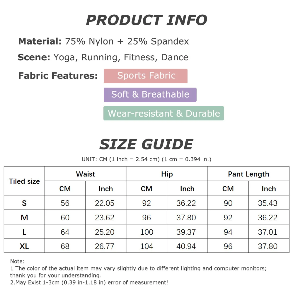 

Yoga Pants High Waist with Pocket Leggings Sport Women Fitness Workout Clothes Loose Sports Wear Workout Gym Leggins Push Up