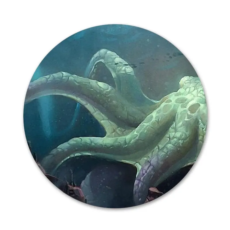 Страшно Осьминог значок брошь заколка аксессуары для одежды рюкзак украшения