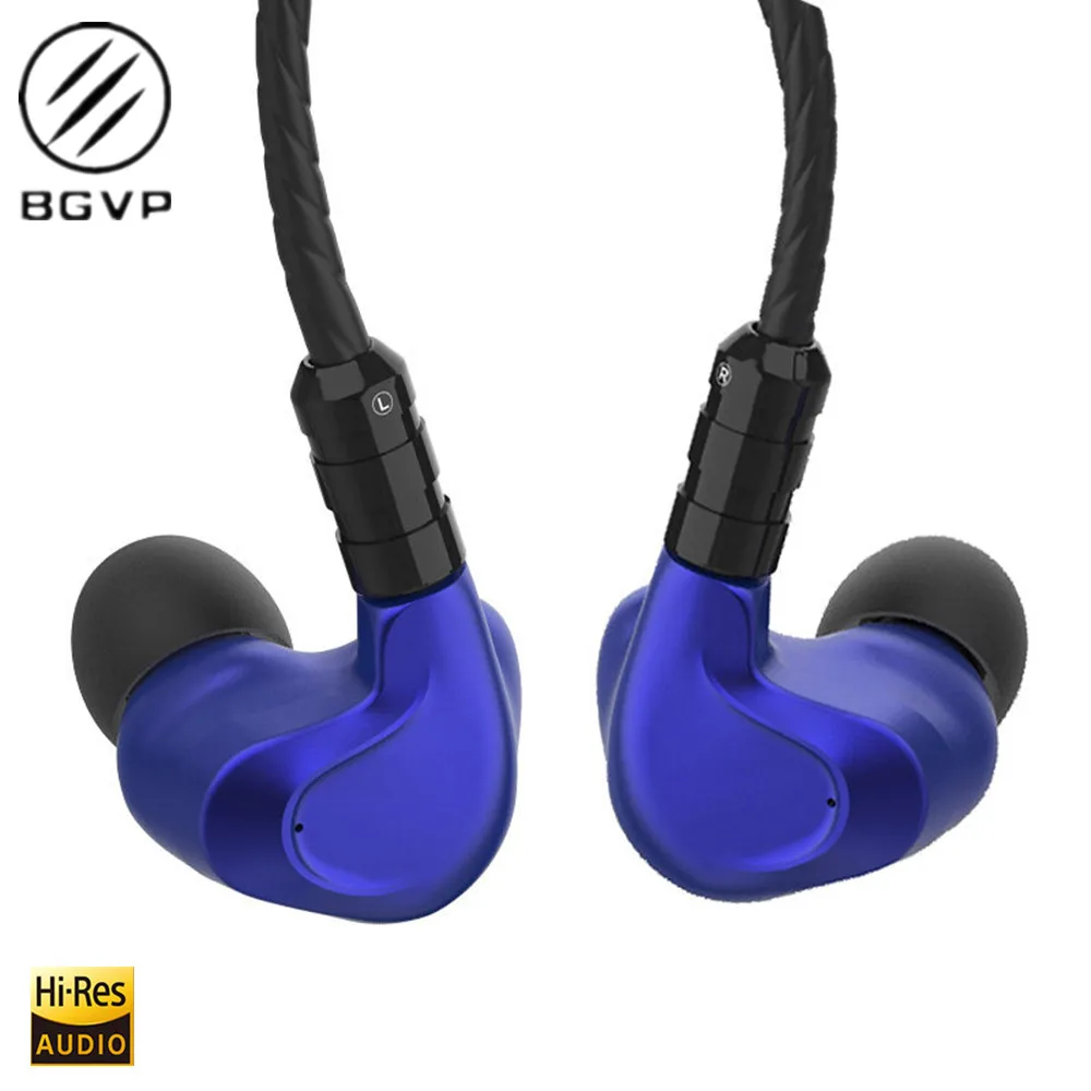Наушники вкладыши BGVP DMG 2DD + 4BA HIFI гибридная технология гарнитура со сменным